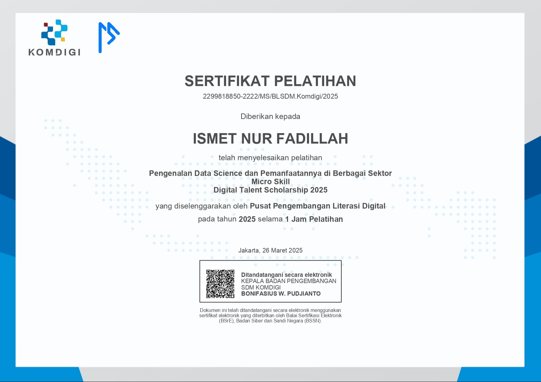 Data Analisis (Micro Skill)